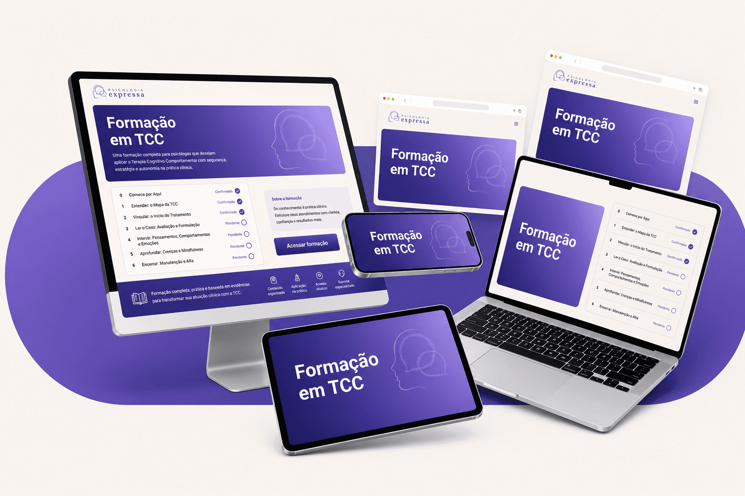 Mockup Formação em TCC